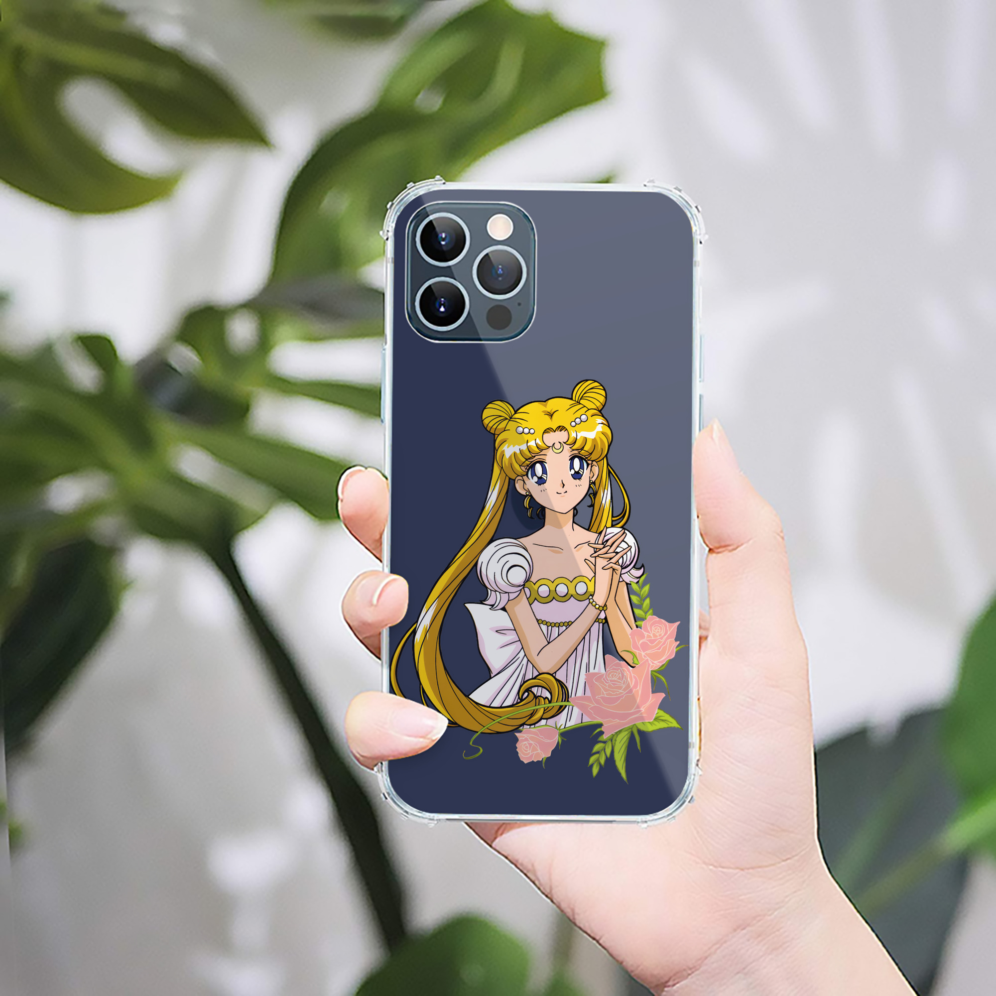 （画像用） 美少女戦士セーラームーン 愛野 美奈子 あいの みなこ Sailor Moon Aino Minako 【iPhone 12シリーズ対応】透明スマホケース（クリアソフトケース）